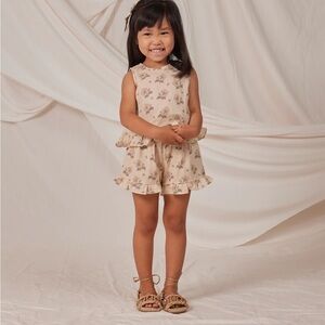 •SOLD• Rylee + Cru Leonie Vintage Floral Set Size 6-7